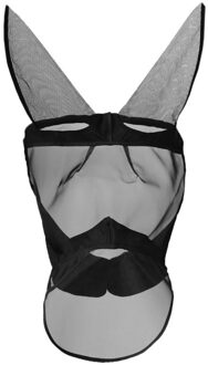 Ademend Anti-Muggen Paard Masker Paard Vliegende Masker Comfort Paardensport Levert Paard Masker Verwijderbare Mesh Protectors XL