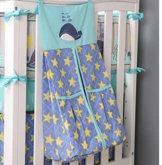 Ademend Baby Beddengoed Set Katoenen Baby Cot Kit Wasbare Crib Bedding Set Stoppen Bed Protector Voor Baby Bed Pak Jongen 1111 Oranje