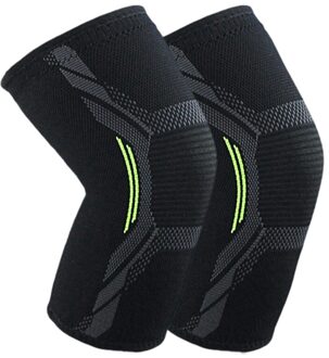 Ademend Basketbal Voetbal Sport Kneepad Hoge Elastische Volleybal Kniebeschermers Brace Training Knie Ondersteuning Beschermen