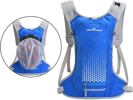 Ademend Fietsen Rugzak Fietstas Regenhoes Gym Accessoires Mannen Sport Wandelen Paardrijden Camping Hydratatie 2L Fiets Rugzak blauw