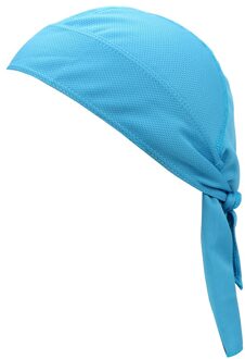 Ademend Half Hoofd Sjaal Onder Helm Rijden Cap Snel Droog Motorfiets Accessoires Fiets Fietsen Hoofdband Multifunctionele Blauw