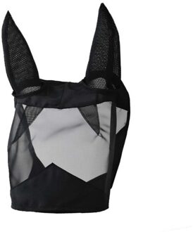 Ademend Mesh Anti-Mug Bescherming Paard Gezicht Masker Met Cover Oren Comfort R9JC Zilver