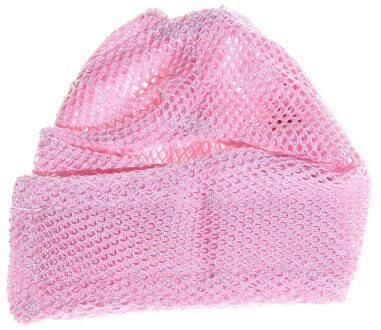 Ademend Mesh Kat Snuit Anti Bite Kitten Snuiten Voor Bitting Bad Schoonheid Reizen Tool Met Gat Katten Grooming Supplies Roze / L