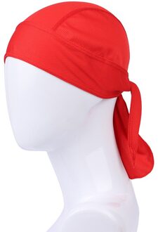 Ademend Multifunctionele Mannen Fiets Hoofdband Fietsen Bandana Piraat Hoofd Sjaal NNOD022-rood