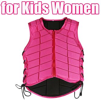 Ademend Plus Size Vest Roze Paardensport Vest Paardrijden Training Veiligheid Vest Body Protector Met Nagelknipper dames S