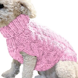 Ademend Warm Huisdier Trui Winter Hond Warm Levert Huisdier Decoratie Kleding Roze / Xl