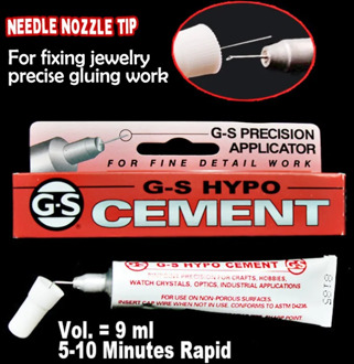 Adhesive 9ml G-s Hypo Cement Precision Applicator Glue For Gluing Fix Jewelry Crafts Crystal Rhinestone Multi Purpose Clear Gel