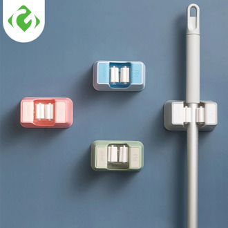 Adhesive Multi-Purpose Hooks Wall Mounted Mop Organizer Holder RackBrush Broom Hanger Hook Kitchen bathroom Strong Hook GUANYAO