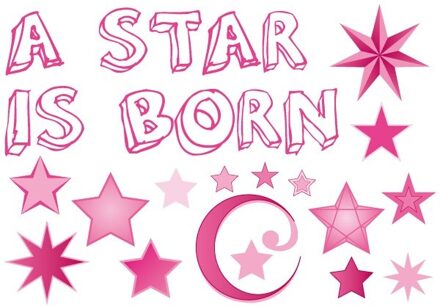 Adhesive Roze a star is born