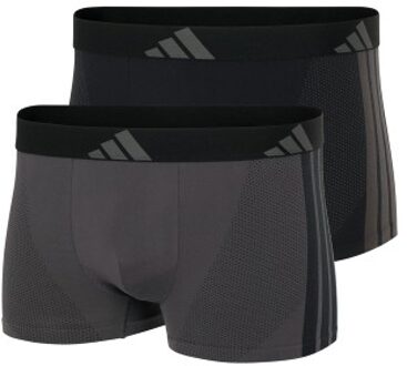 adidas 2 stuks Active Micro Stretch Seamless Trunks Versch.kleure/Patroon,Rood,Zwart - Small,Medium,Large,X-Large,XX-Large