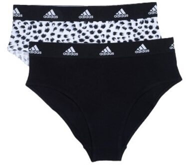 adidas 2 stuks Bikini Brief * Actie * Zwart,Groen,Versch.kleure/Patroon,Wit - Small,Large