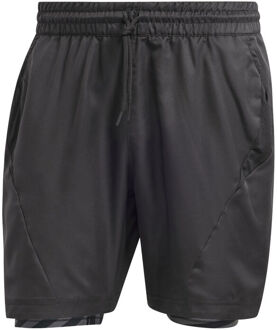 adidas 2in1 Pro Shorts Heren zwart - M