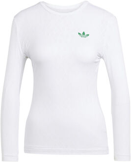 adidas 3/4 Pro Longsleeve Dames-Wit - S