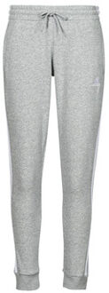 adidas 3 Gestreepte Lange Broek Adidas , Gray , Dames