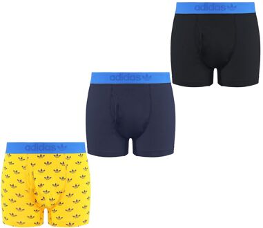 adidas 3-pack Comfort Flex Heren Multicoloured Katoenen Trunks Veelkleurig - S