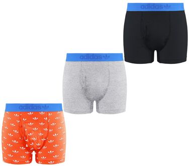 adidas 3-pack Comfort Flex Heren Multicoloured Katoenen Trunks Veelkleurig