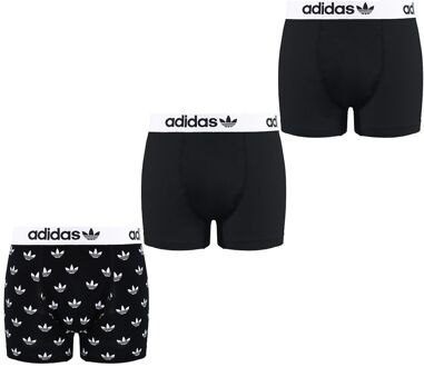 adidas 3-pack Comfort Flex Heren Zwart/Wit Katoenen Trunks