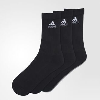 adidas 3 Pack Sokken Zwart Lang Standaard - 1922