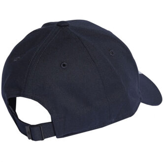 adidas 3 strepen katoen twill baseball cap - maat S / M Blauw