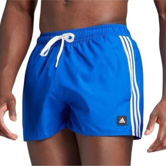 adidas 3-Stripes CLX Zwemshort Heren blauw - S