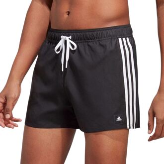 adidas 3-Stripes CLX Zwemshort Heren zwart - wit - S