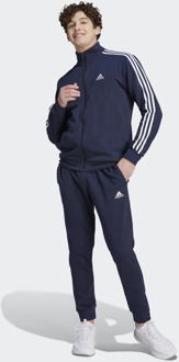 adidas 3 Stripes Freelift Trainingsjack Heren donkerblauw - L