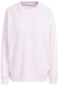 adidas 3 Stripes French Terry Sweatshirt Dames roze - XS,S,M,L,XL