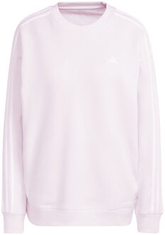 adidas 3 Stripes French Terry Sweatshirt Dames roze - XS