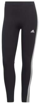 adidas 3-Stripes High Waist Legging Dames zwart - wit - S