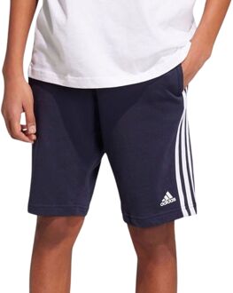 adidas 3-Stripes Knit Short Junior donkerblauw - wit - 140