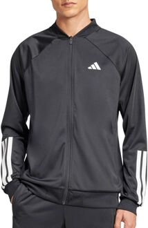 adidas 3 Stripes Knit Trainingsjack Heren-Zwart,Wit - M