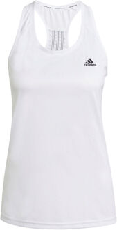 adidas 3-Stripes Sport Tanktop Dames - Vrouwen - Wit - maat: XL