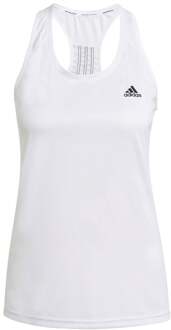 adidas 3-Stripes Sport Tanktop Dames - Vrouwen - wit - maat: XS