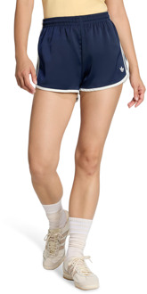 adidas 3 Stripes Sprinter Shorts Korte Broeken Dames - Blauw - Maat 40 - Poly Mesh Blue