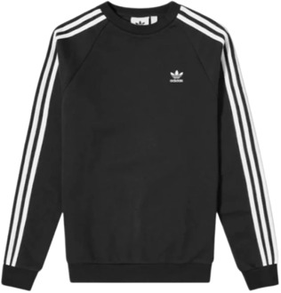 adidas 3-Stripes sweater met logo Zwart - XL