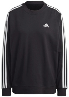 adidas 3-stripes sweater zwart dames