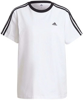 adidas 3-Stripes T-shirt met logoprint Wit - S