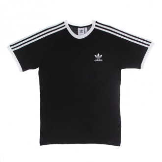 adidas 3 Stripes Tee - Zwart Streetwear Adidas , Black , Heren - Xl,L