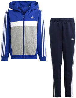 adidas 3 Stripes TIB Trainingspak Jongens donkerblauw - 164