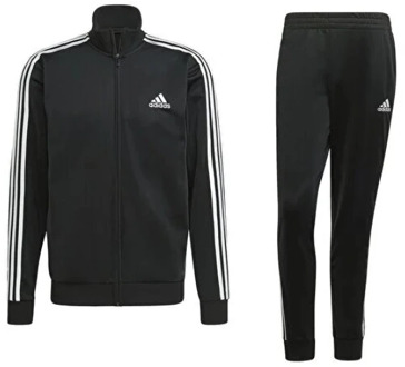 adidas 3 Stripes Trainingspak Heren zwart - XXL