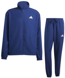 adidas 3 Stripes Woven Trainingspak Heren-Donkerblauw - L