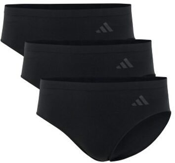 adidas 3 stuks Sport Active Seamless Hipster Zwart,Versch.kleure/Patroon,Roze,Blauw - X-Small,Small,Medium,Large,X-Large,XX-Large