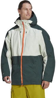 adidas 3L Ski/Snowboardjas Heren M Groen dessin