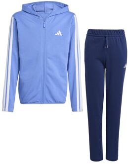 adidas 3Stripes Ft Trainingspak Jongens lichtblauw - 140,152,164,176