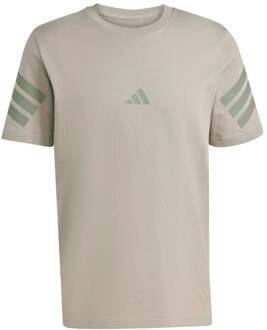 adidas 3Stripes Regular T-shirt Heren-beige - XL