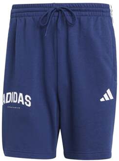 adidas 3Stripes Shorts Heren-Donkerblauw,Wit - M