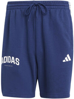 adidas 3Stripes Shorts Heren-Donkerblauw,Wit - S,M