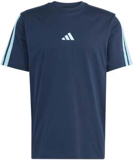 adidas 3Stripes T-shirt Heren donkerblauw - L
