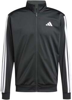 adidas 3Stripes Trainingsjack Heren-Zwart,Wit - S