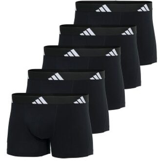 adidas 5 stuks Active Flex Trunks Zwart,Blauw,Versch.kleure/Patroon,Wit,Grijs - Small,Medium,Large,X-Large,XX-Large